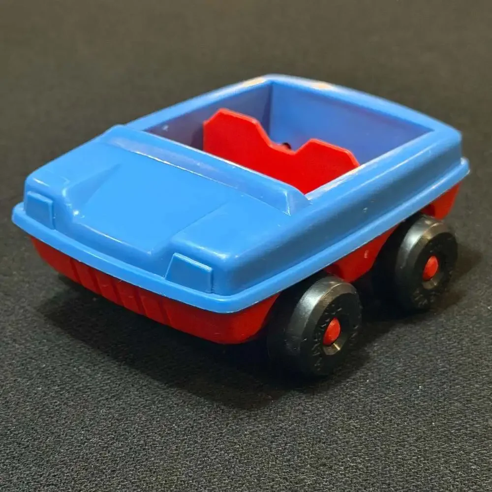 Vintage Playskool Familiar Places Blue Toy Car Item No. 480